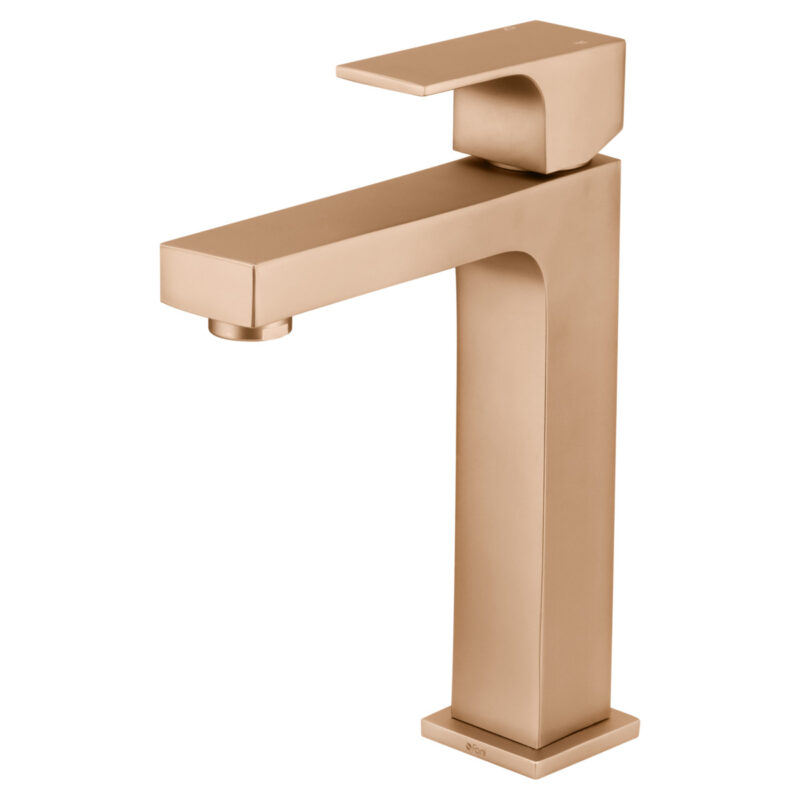 Misturador Monocomando de Mesa Bica Média para Banheiro Retta 330