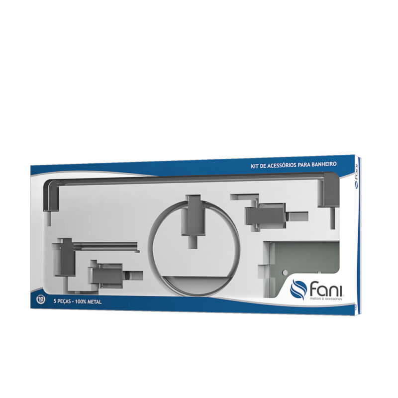 Kit de Acessórios para Banheiro 5 Peças 220