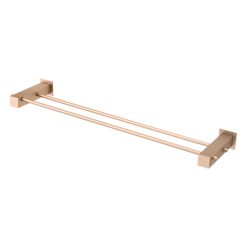 Porta Toalha Duplo Longo para Banheiro Bella 220