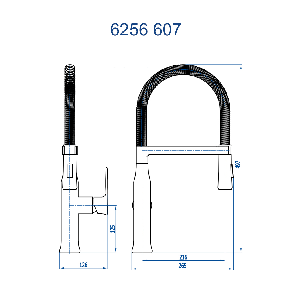 Misturador Monocomando de Mesa para Cozinha Montevidéu 607 - Imagem 2