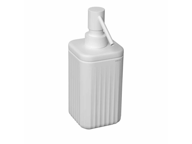 Porta Sabão Líquido Quadrado Deca Senses - Branco