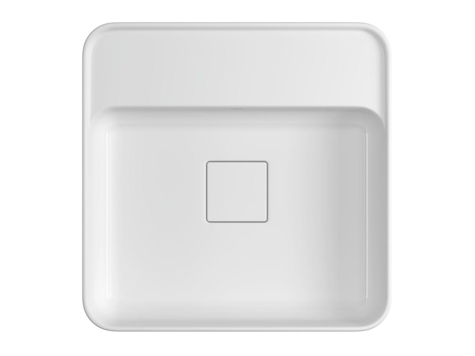 Cuba de Apoio Quadrada com Deck 40x40cm Soft Antracite Slim - Imagem 10