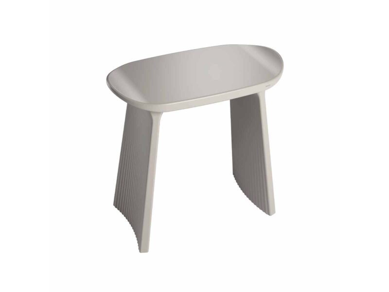 Banqueta Grande Deca Senses - Amêndoa Amêndoa Fosco