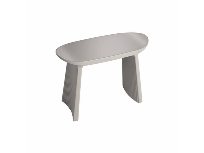 Banqueta Pequena Deca Senses - Amêndoa Amêndoa Fosco