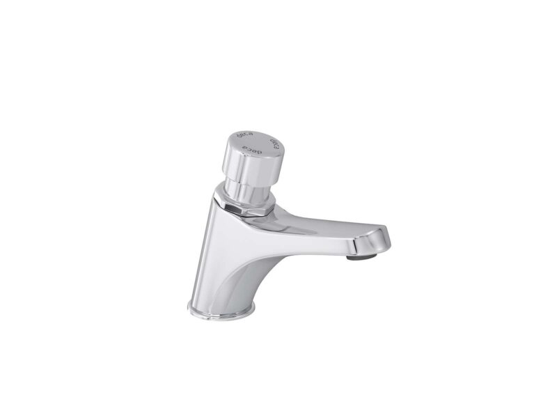 Torneira Deca de Mesa com Fechamento Automático para Lavatório Decamatic Eco Cromado