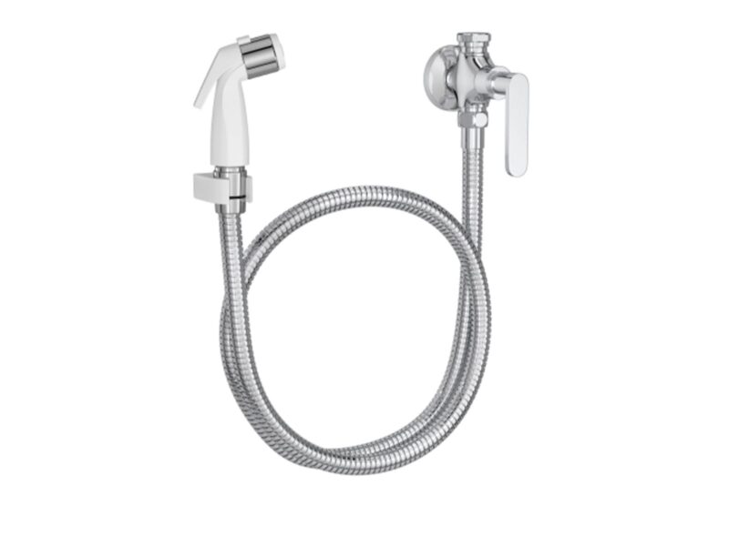 Ducha Higiênica com Registro e Derivação Flex Plus Cromado