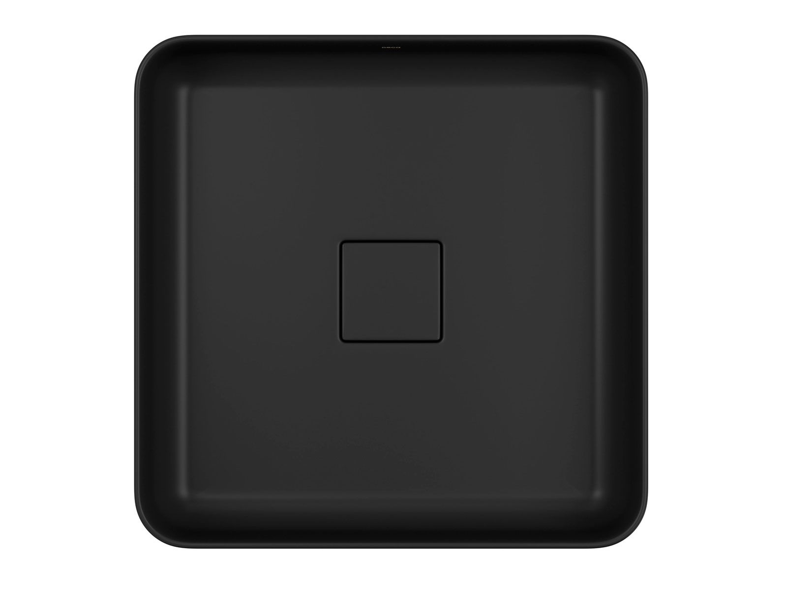 Cuba de Apoio Quadrada com Deck 40x40cm Soft Antracite Slim - Imagem 32