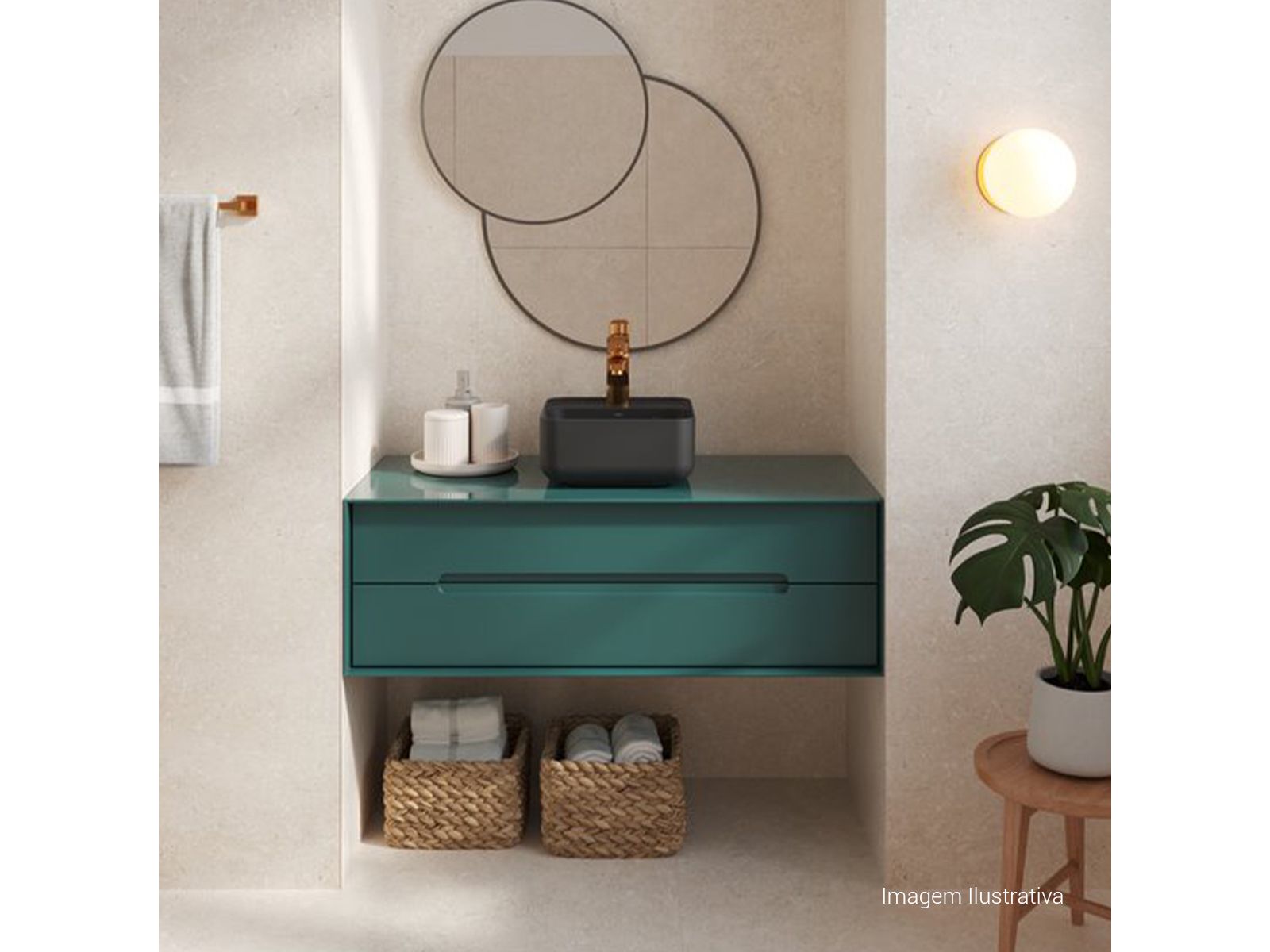 Misturador Monocomando de Mesa Bica Baixa para Lavatório Level - Imagem 10