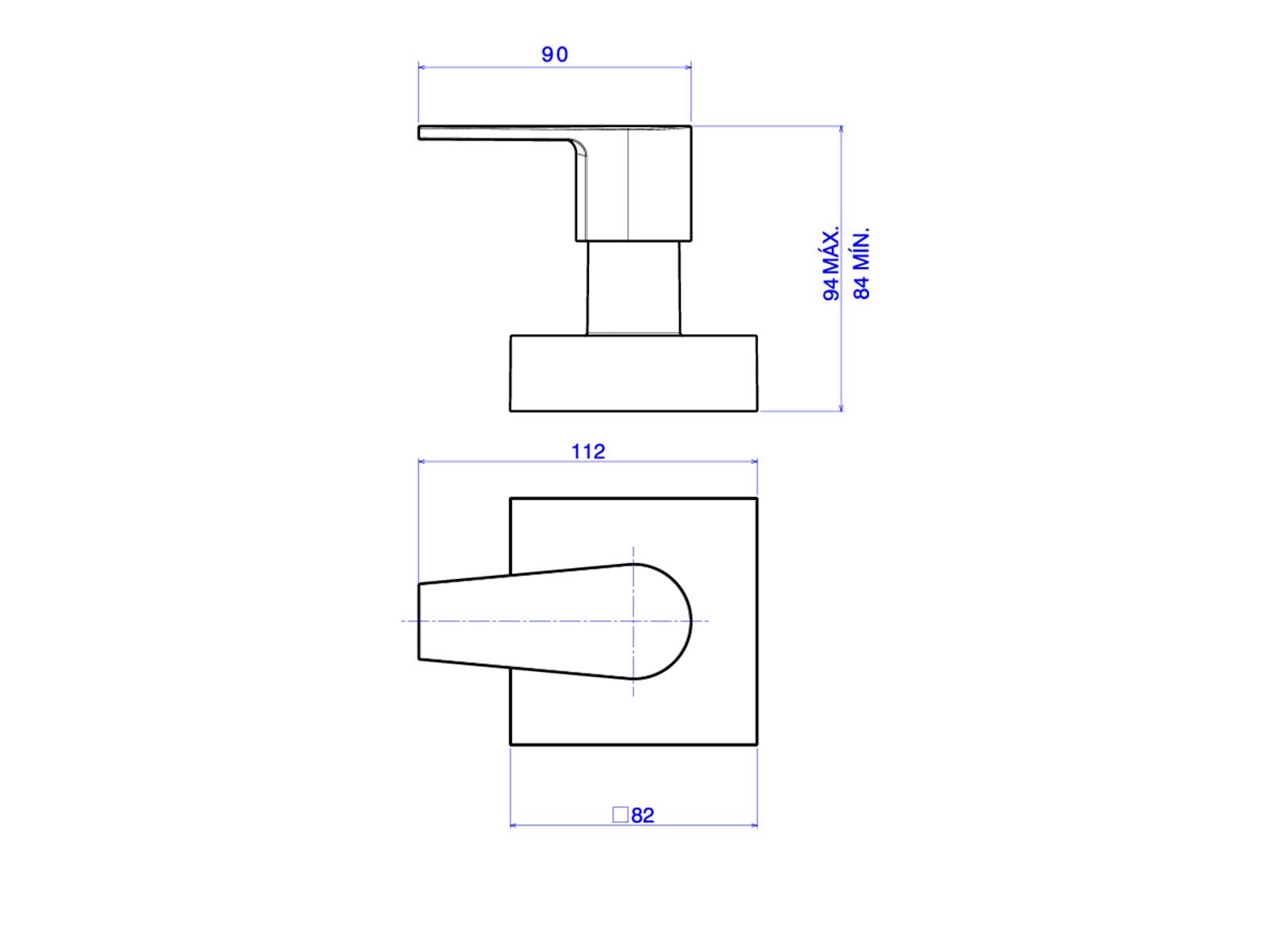 Acabamento para Registro de Gaveta de 1 1/4 e 1 1/2 Level - Imagem 8