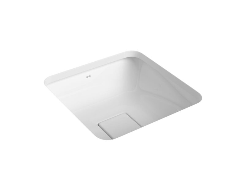 Cuba de Embutir Quadrada Slim Branco Deca 30cm