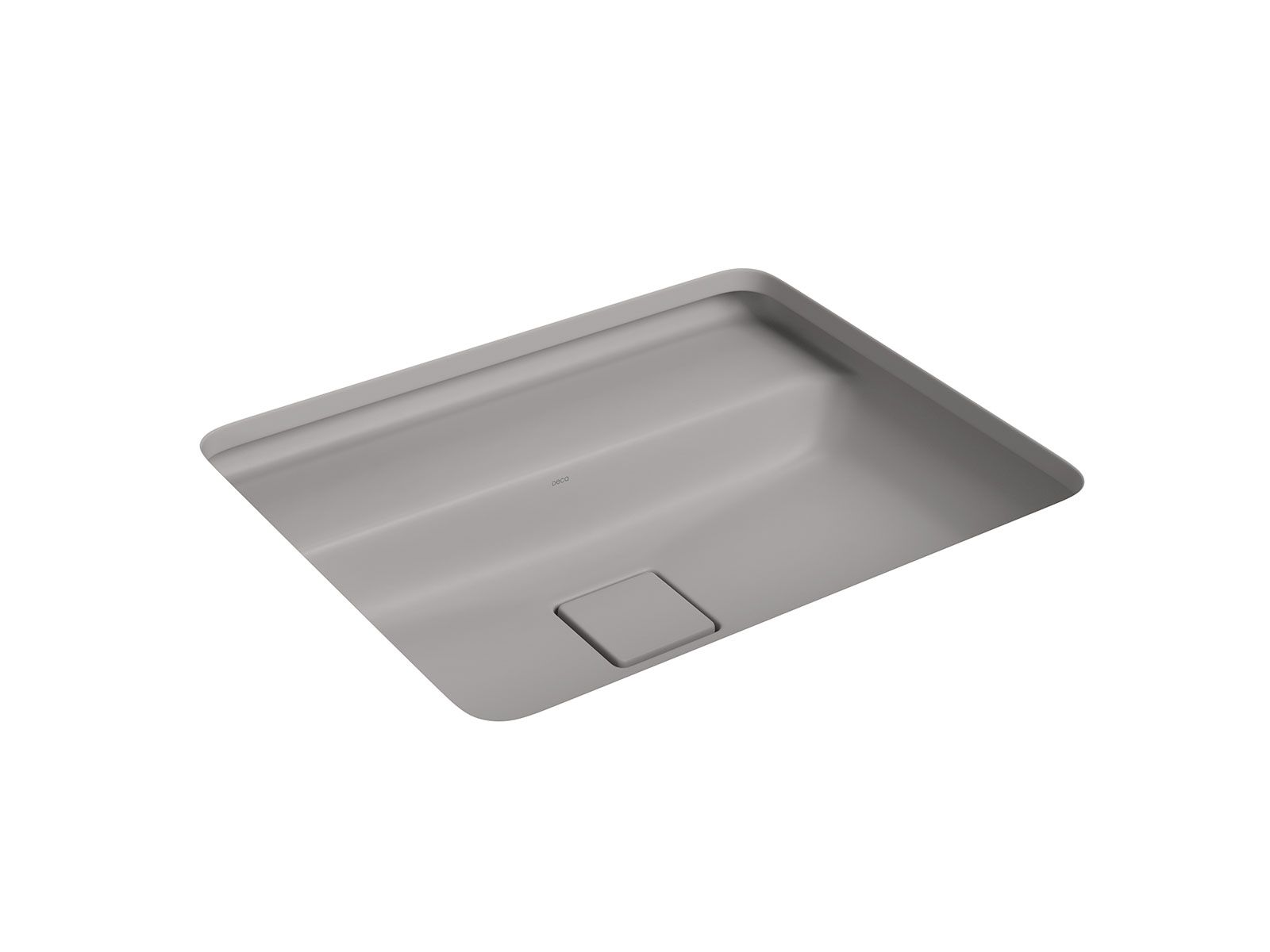 Cuba de Embutir com Mesa Retangular 45x55cm Soft Antracite Slim - Imagem 7