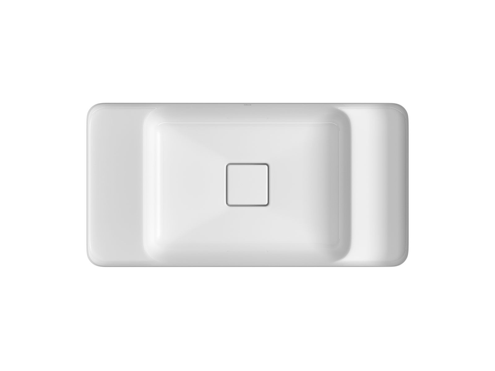 Cuba de Embutir com Mesa Retangular 35x65cm Soft Antracite Slim - Imagem 4