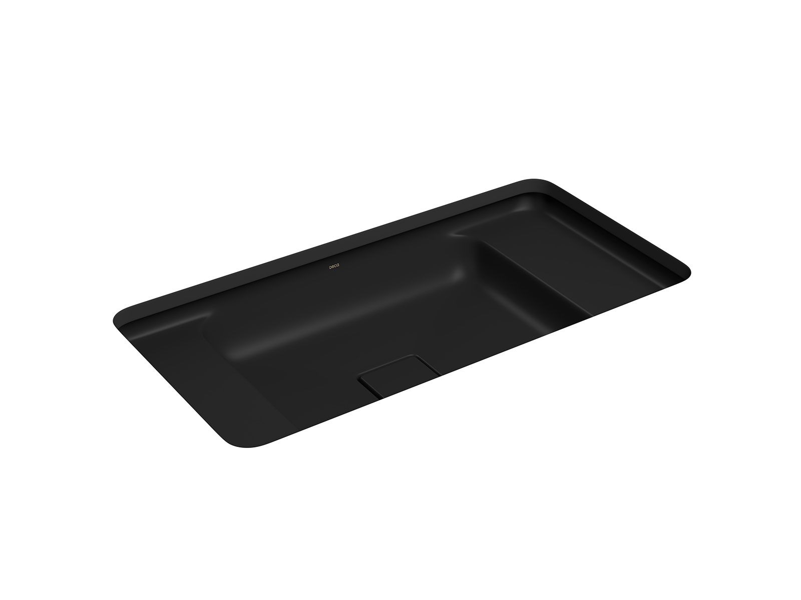 Cuba de Embutir com Mesa Retangular 35x65cm Soft Antracite Slim - Imagem 7