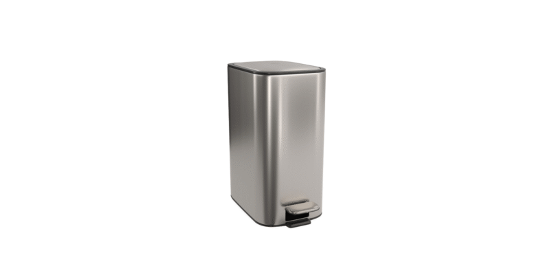 Lixeira Quadrada 11l Inox - 1005.Qua.11.Inx