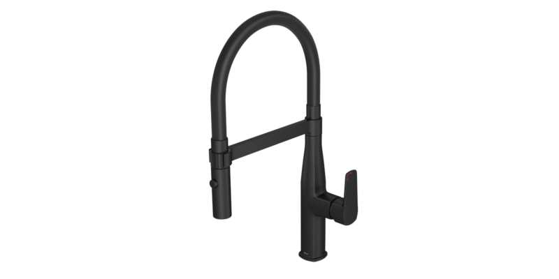 Misturador Monocomando de Mesa para Cozinha Black Matte/preto - 2274.Bl.Pt.Mt
