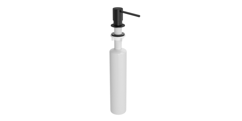 Dispensador para Sabão Líquido Deca Black Matte - Ac.500.Disp.Blmt