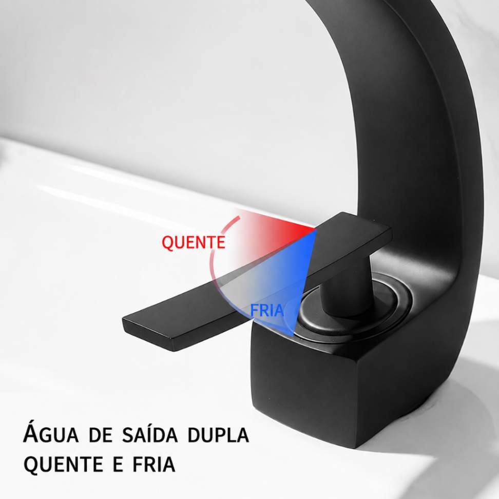 Torneira Monocomando para Banheiro e Lavatório de Bancada - Imagem 3